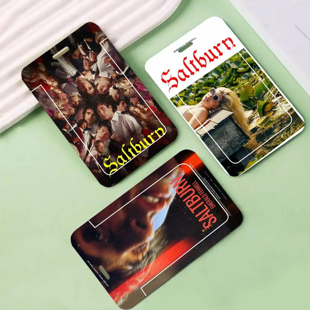 

Черные держатели для карт Film S-Saltburn с ремешком на шею для студенческих карт питания и удостоверений личности, для школы