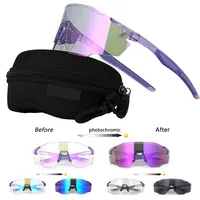 ELICIT New Photochromic Polarized Cycling Glasses Men Women Bike Glasses UV400 Eyewear Sunglasses HikingMTB Road Bicycle Goggles - Image 3