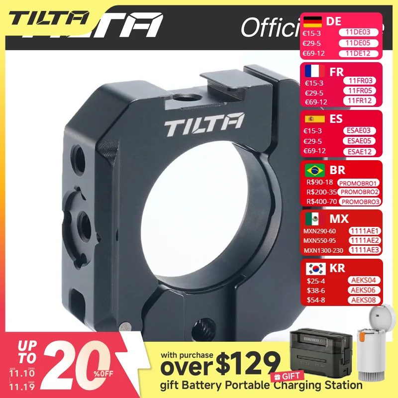 Tilta TGA-TMC Handheld Gimbal Tripod Clamp Compatible with DJI RS2/RS3 pro/RSC2/RS3