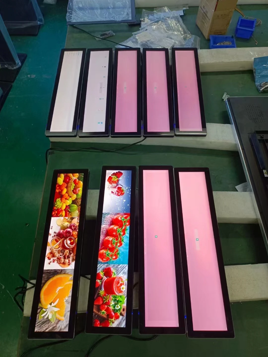 Wholesale 35 43 48 58 Inch Advertising Screen High Quality Electronic Label Price Ultra Wide Stretched Bar Lcd Screen Display