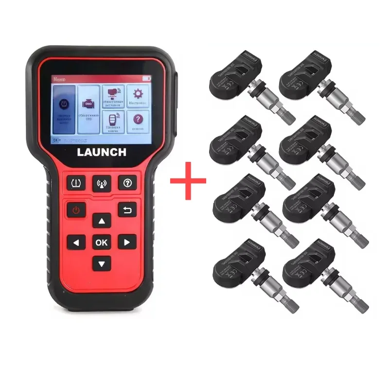 LAUNCH CRT 501 CRT501 TPMS With 8PC 315/433MHZ Universal Sensors Tire Pressure Tool Launch TPMS Activation Tire Pressure Tester