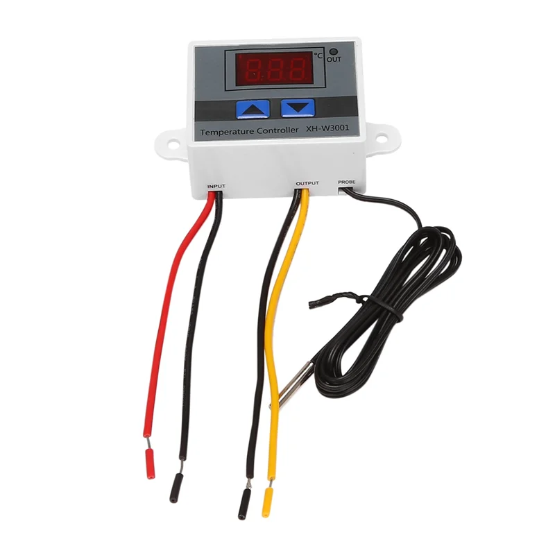 BHBD-3X 220V Digital LED Temperature Controller 10A Thermostat Control With Switch Digital Display Incubation Controller