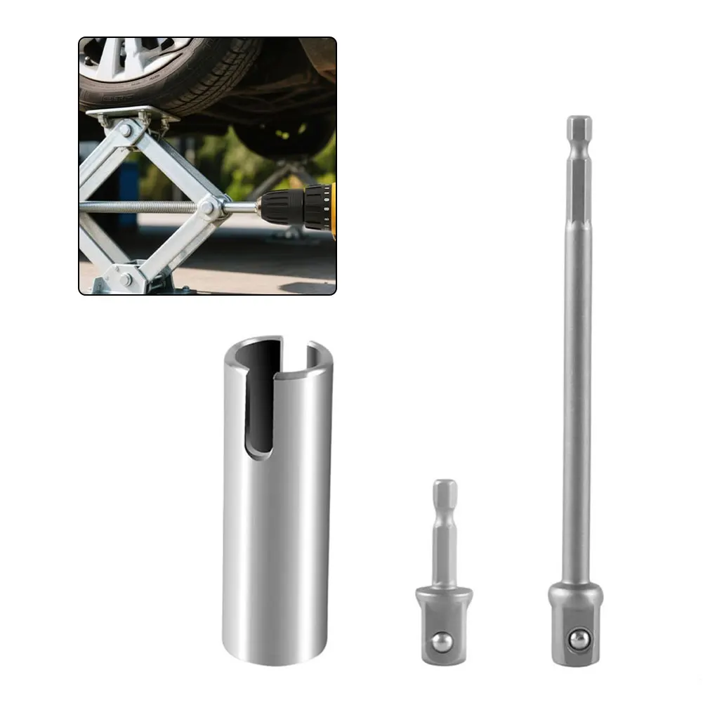 

3 шт., ножничный тип из алюминиевого сплава, шлицевой адаптер для прицепа, адаптер для сверла с Т-образным пазом, насадка для сверла для автофургонов, кемперы, электроинструмент, серебристый