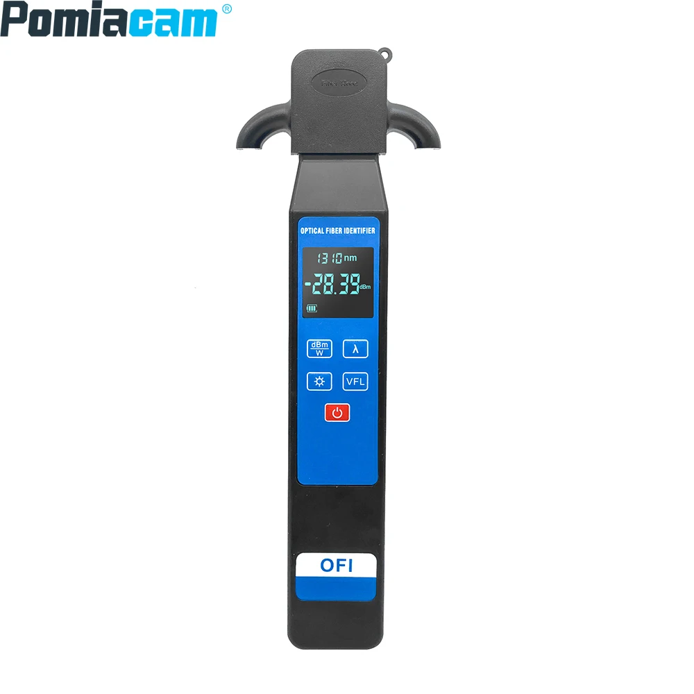 TM501 Anti-fall Optical Fiber Signal Identifier Red Light Source All-in-one Built-in 10mw VFL Optical Power Meter OFI