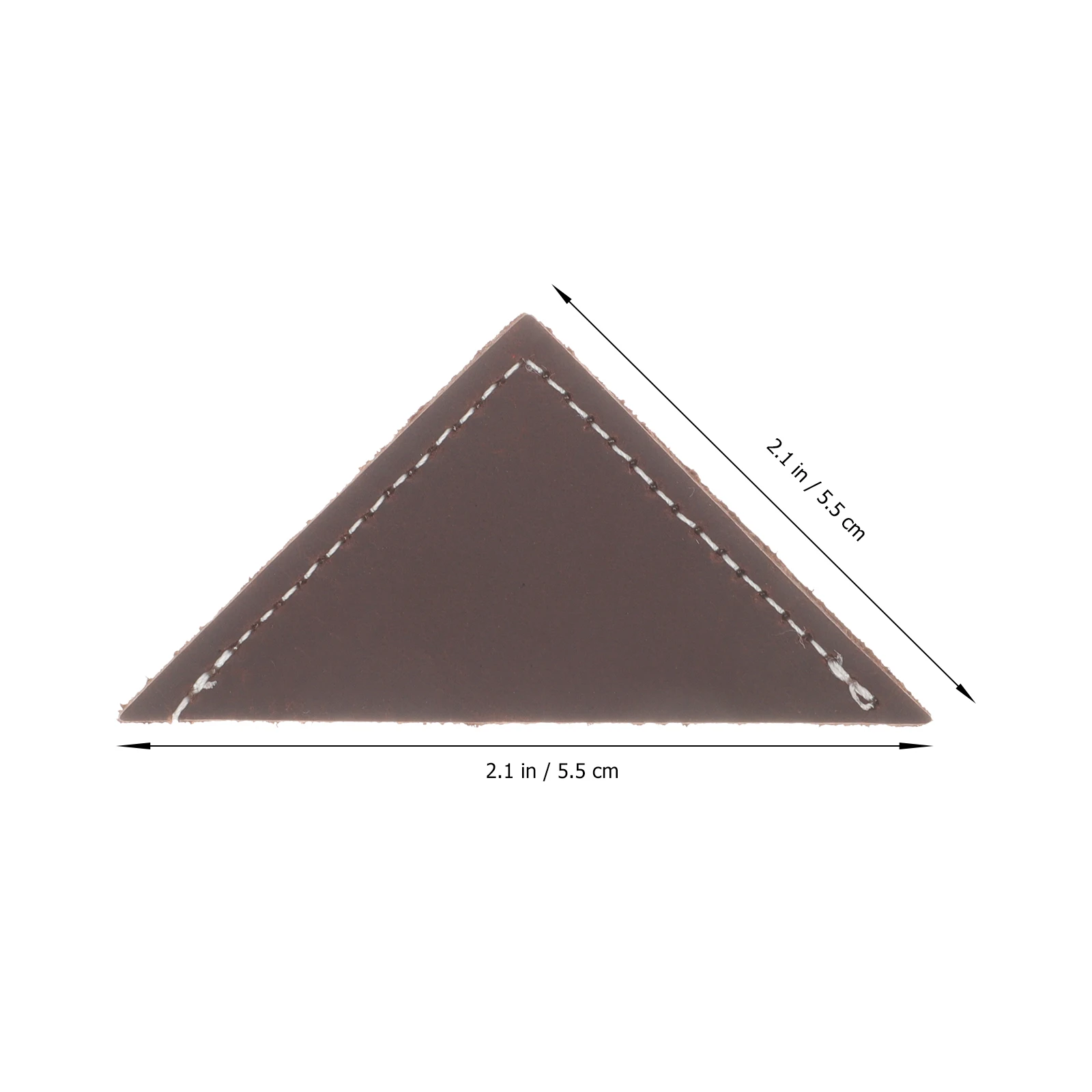 

Cowhide Triangle Decorative Corner For Book Lovers Students Teachers Book Page Holder Accessories Kit