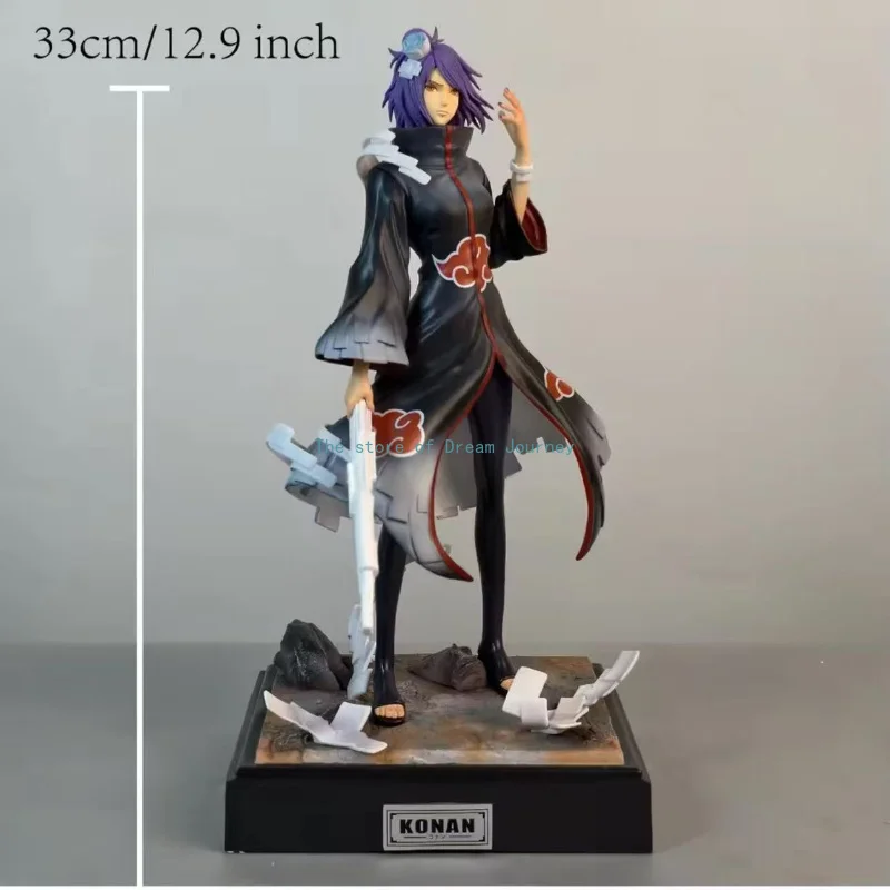 33cm 12.9 inch Anime Konan Action Figures Pvc Statue Desktop Ornamen Collection Statue Model Decoration Room Toys Gifts