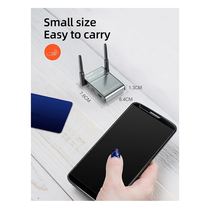 B68A Aux Audio Bluetooth Receiver Lossless Audio Adapter HIFI Car Navigation Call RCA Wireless Retro Speaker 5.0 B Durable