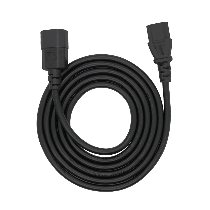 Cable de extensión IEC C14 C13, Cable de alimentación de 3m, 5m, UPS, IEC 320 C13, 0,2 m, 5M, para Monitor de ordenador, PC, DMX, DJ, luz de