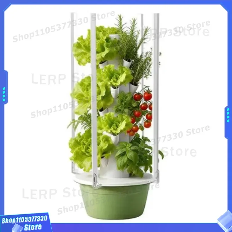 Automatic Vertical Hydroponic Tower System Indoor Soilless Cultivation Kit With Pump Irrigation For Home Garden Planting