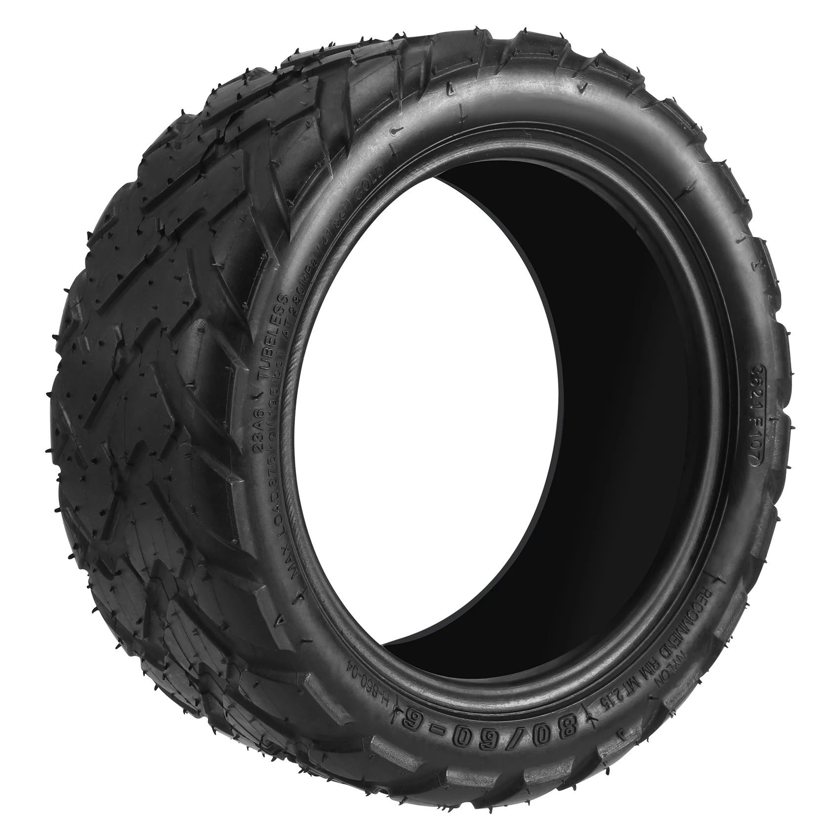 80/60-6 Tire Tubeless Tire Scooter Wear-Resistant for New Electric Scooter Mini Kibe for All of This