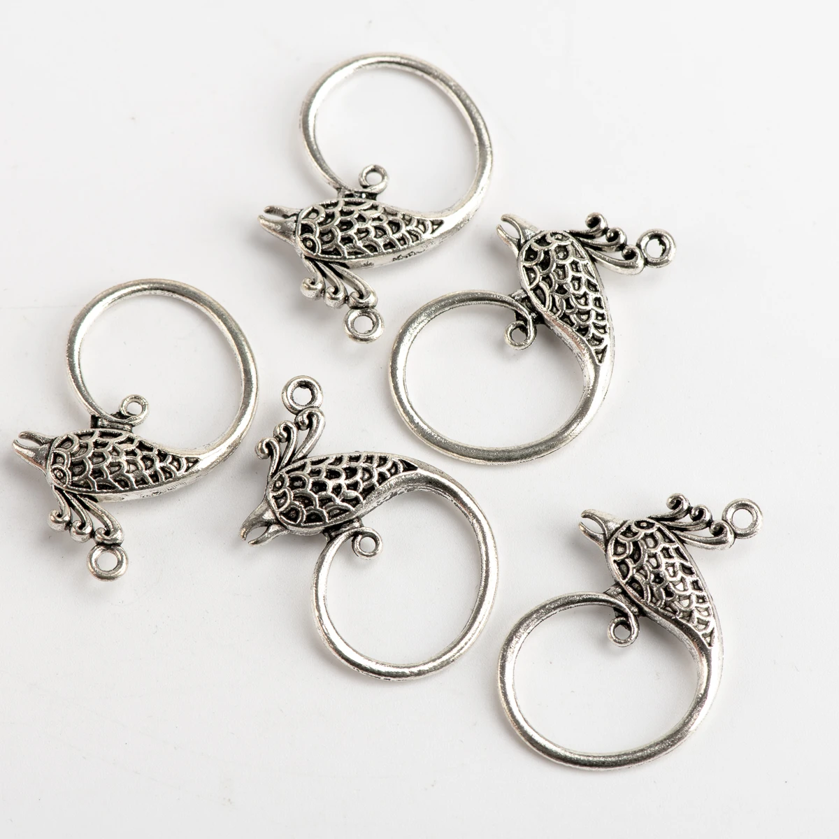 Phoenix DIY liga pingente para fazer jóias, traje encantos, achados de jóias, componentes, atacado, JY205