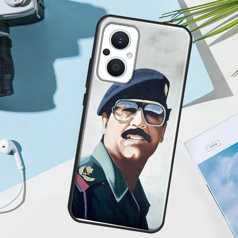 Saddam Hussein Iraq Arabic Phone Case For OPPO Reno 13 13F 12 12F 11 8T 7 8 10 Pro OPPO Find X8 Pro X6 X3 X5 Lite Cover view 2