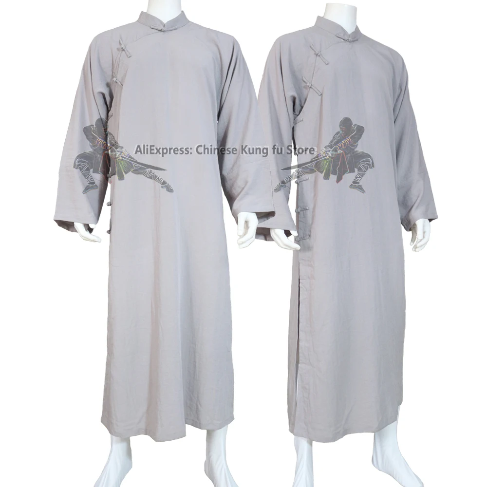 

Cotton Linen Wing Chun IP Man Robe Tai Chi Uniform Wudang Shaolin Martial arts Suit 25 Colors