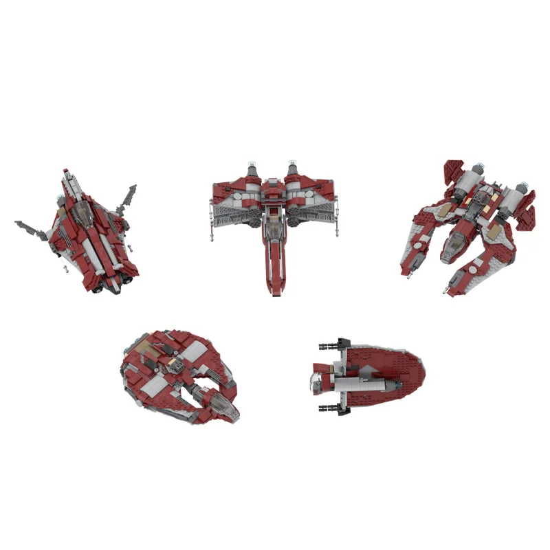 677 PCS Star Fighting T6 Alternatives Bundle 34 alternatives from set 75362 MOC Customize Modular DIY Boys Toy Christmas Gift