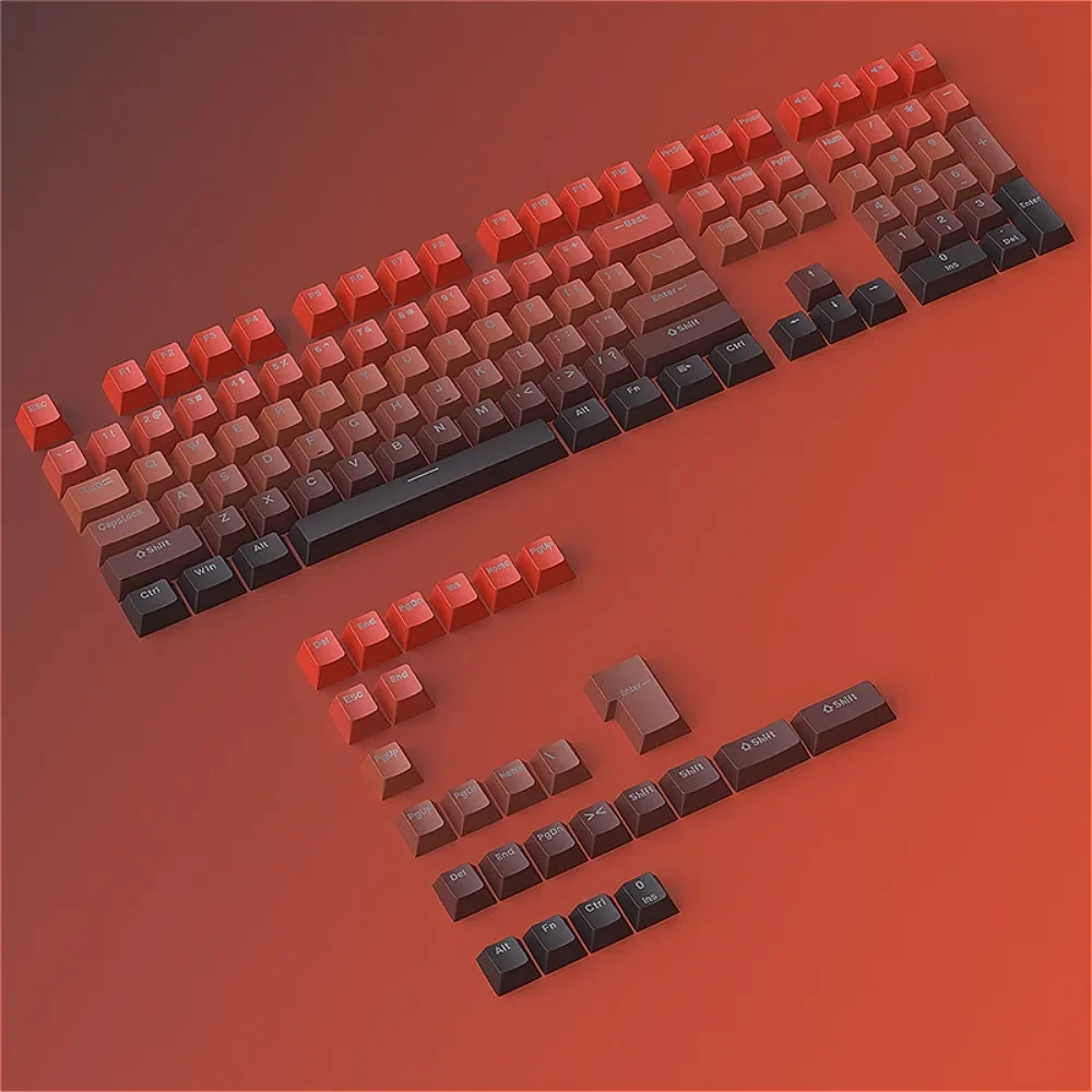 

PBT keycaps 134 keys OEM height, lucky key caps, hot sublimation, suitable for Cherry MX 104/87/61 mechanical keyboard