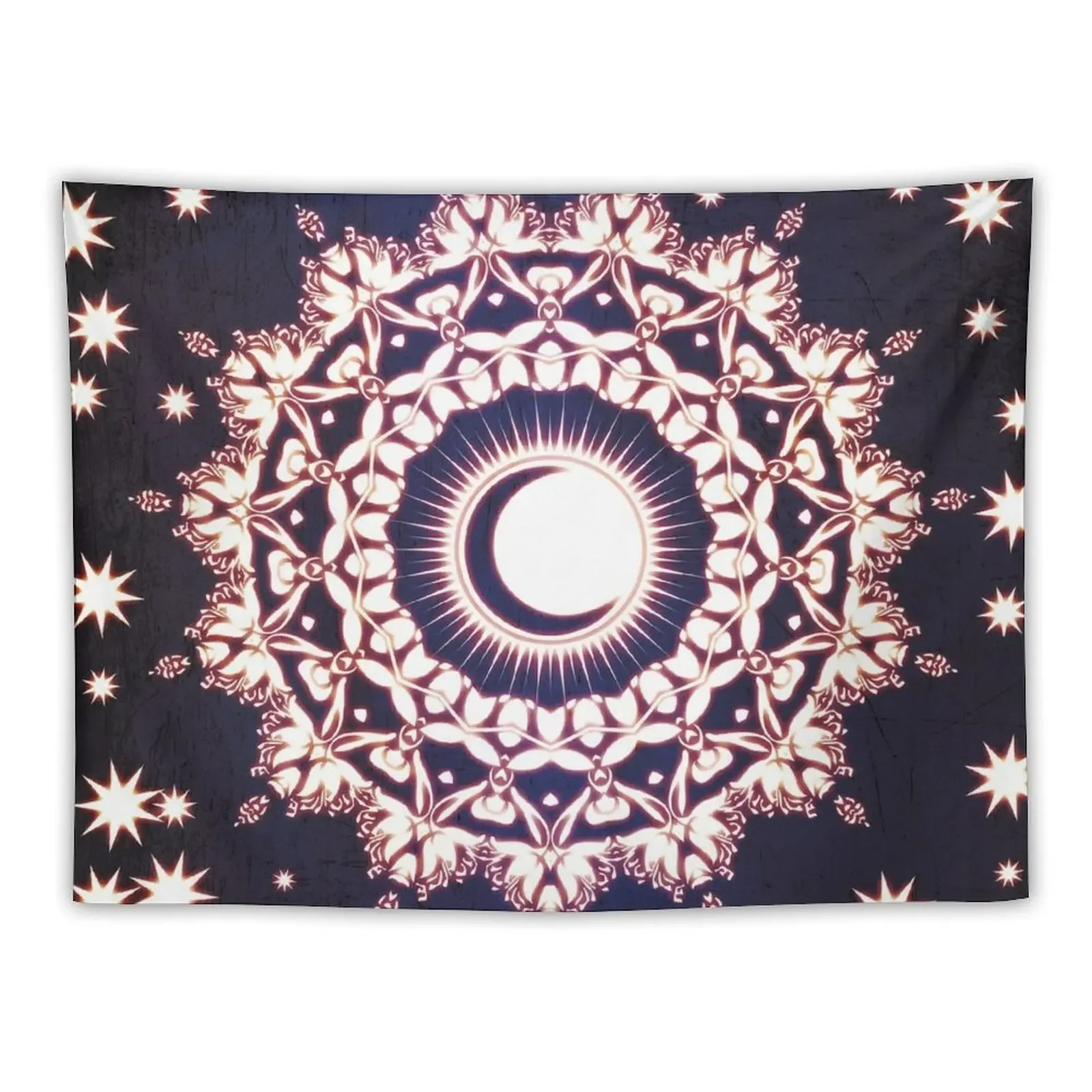 Sun Moon & Stars Glowing Spiritual Meditation Zen Hippie Mandala Tapestry Wall Hangings Decoration Bedroom Deco Tapestry