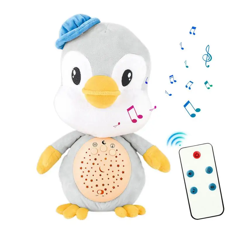 

Singing Stuffed Animals Star Projector Doll White Noise Comfort Doll With Light And Breathing Vibrations For Kids 0-3 Years Old