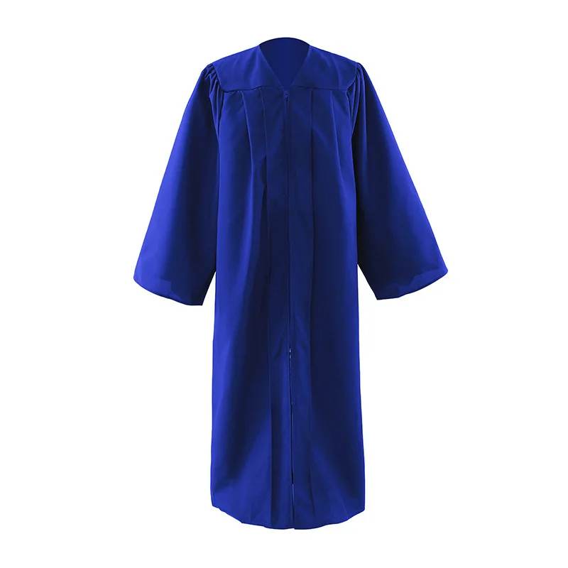 2025 New American Bachelor's Gown Graduation Gown Woven Single Robe Doctoral Master's Gown Multi-Color