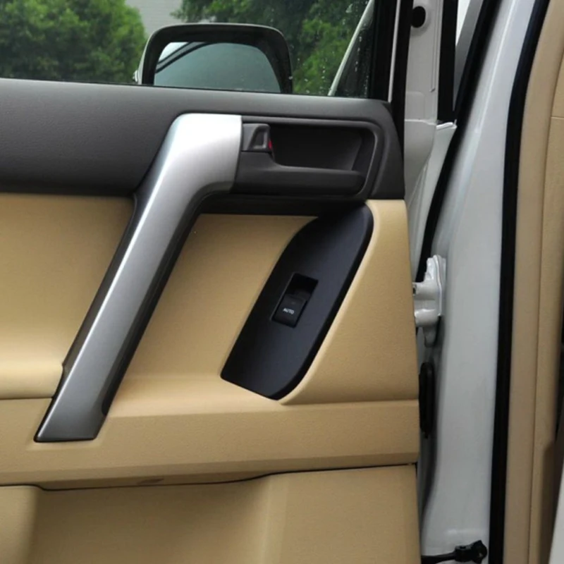 For Left Hand Drive Car Window Lift Button Control Switch Frame Panel Cover For Toyota Land Cruiser Prado 150 LC150 2010-2017