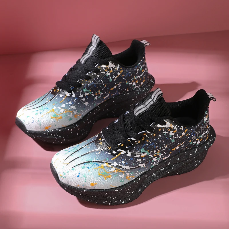 

Men's Sneakers Trend Walking Speciality Carbon Board Marathon Sports Shoes Male Running Athletic Nonskid Sneakers﻿ For Women