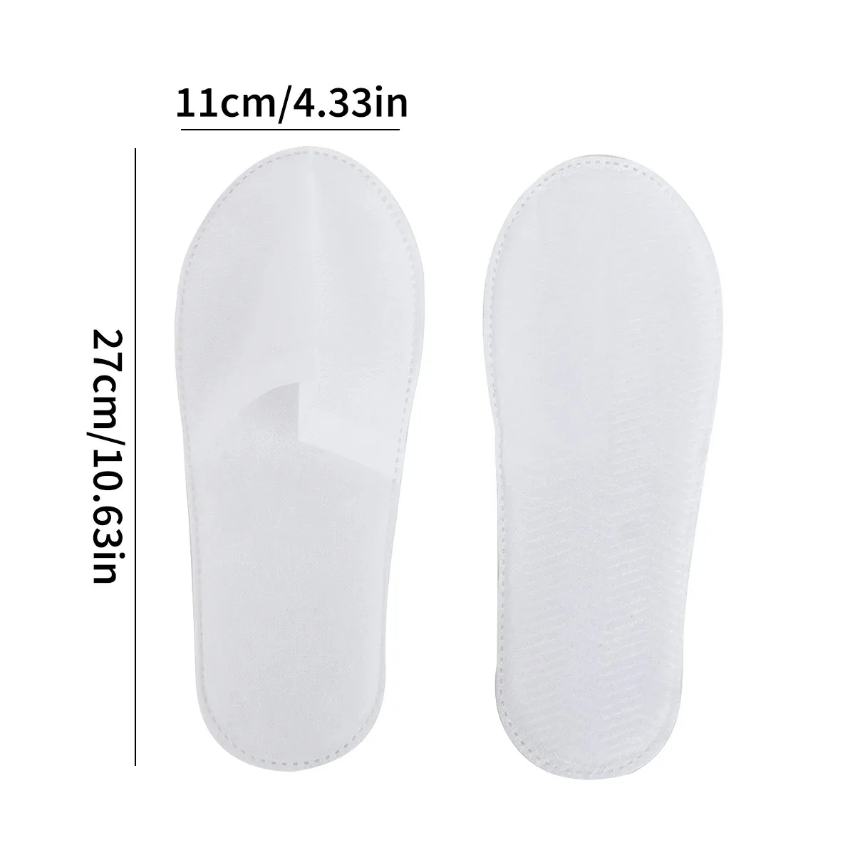 10Sets Disposable Slippers Hotel Supplies Plush Aviation Tourism Hotel Rooms Indoor image 2