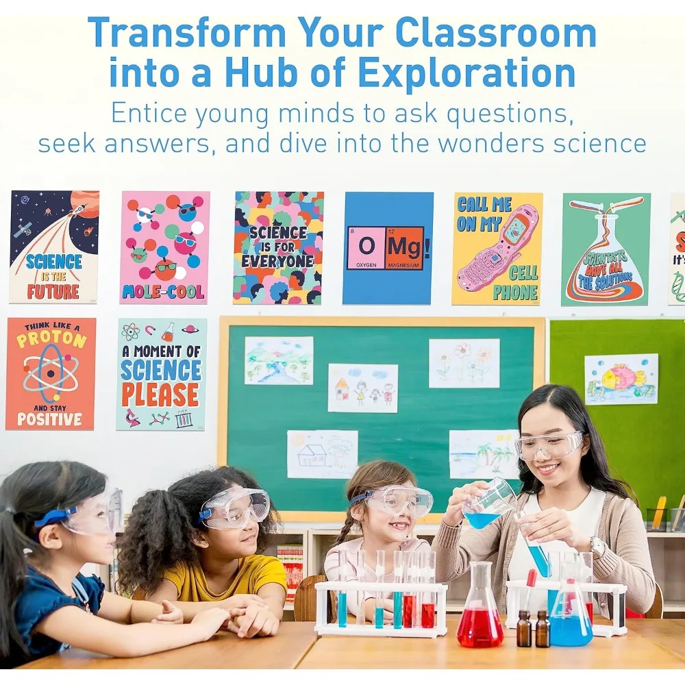 ملصقات علمية كبيرة للمدرسة الابتدائية في الفصل الدراسي، والإعداد التعليمي لمنطقة الدراسة، واللوحات الإعلانية ذات الطابع العلمي للارتفاع