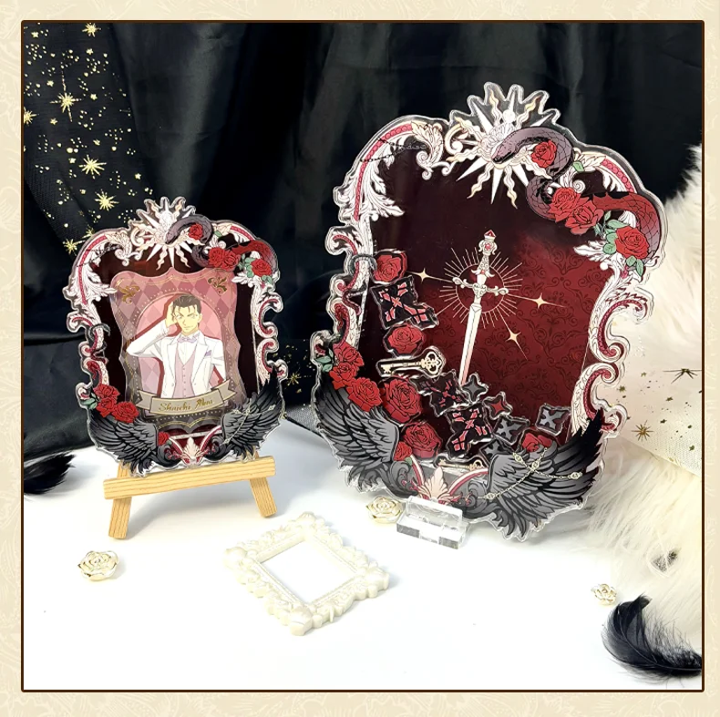 

3/6 Inch Acrylic Shaker Frame for Polaroid Photos, Postcards & Photo Cards – DIY Glitter Shaking Picture Frame for Small Cards