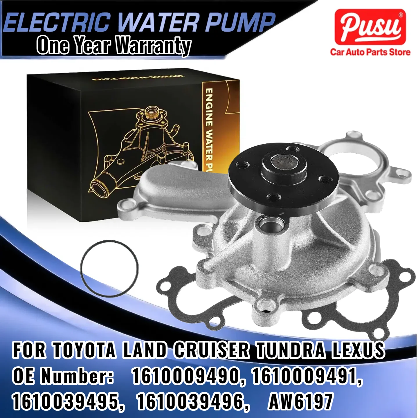 

Water Pump for Toyota Tundra Land Cruiser & Lexus LX570 5.7L | OE 16100-09490 | Repl 16100-39495, AW6197