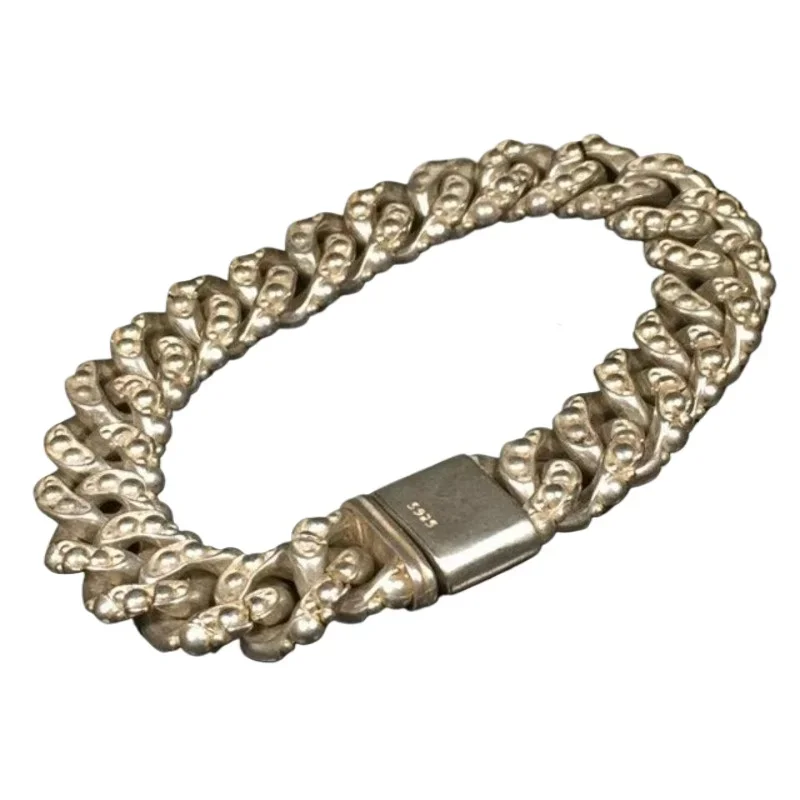 Tibetan Silver String type Bracelet Fashion Bangles Personality Charm Jewelry Exquisite Workmanship Men Women Gift