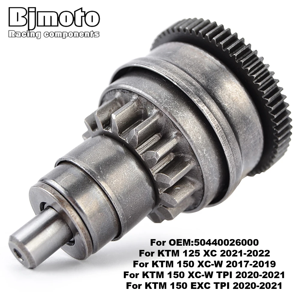 Bendix-Unidad de arranque para motocicleta, accesorio para KTM 125 XC 2021-2022 150 XC-W 2017-2019 150 EXC TPI 2020-2021 50440026000