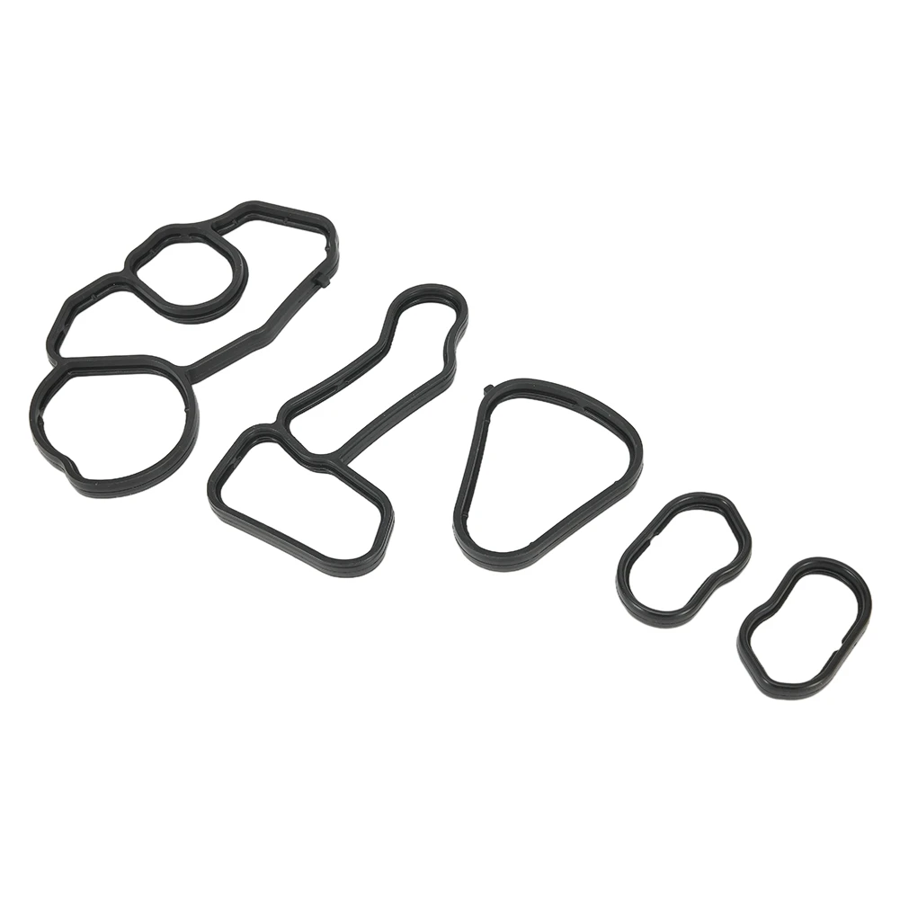 5 Piece Set of High Quality OEM Replacement Gasket Seals for BMW F20 F21 F30 F80 F31 11427625484 Oil Filter Housing