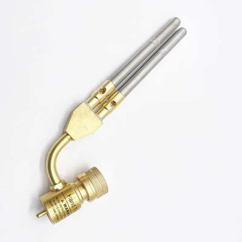 

Double tube high temperature welding torch MAPP oxygen-free welding torch spray gun air conditioner refrigerator