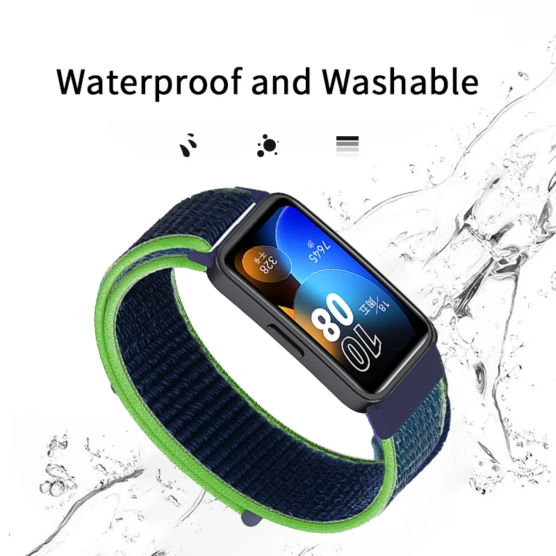 Strap for Huawei Band 8 9 7 Band Accessories Nylon Loop Smart Watch Replacement Belt Wristband Sport Bracelet Band 7 Bracelet