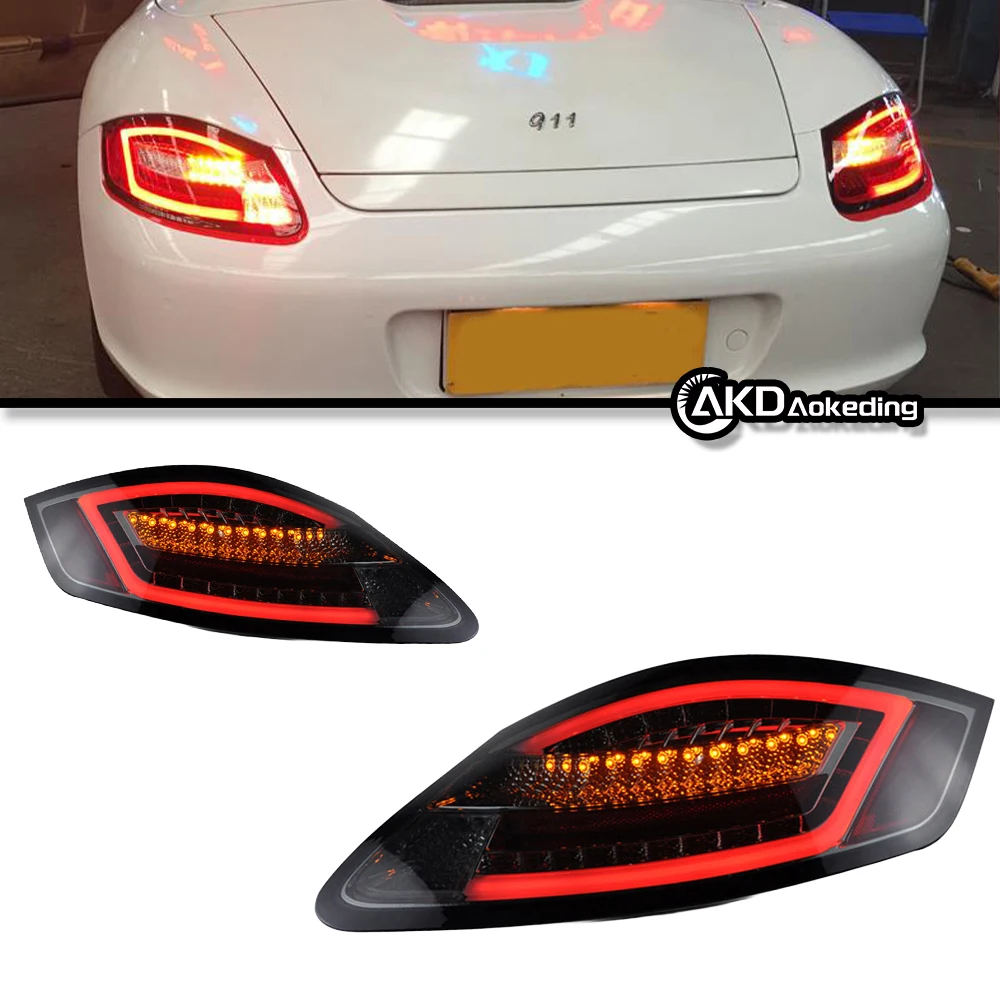 Auto Tail light Parts For Cayman 987 2005-2008 latest Styling Steering signal Brake reversing light Car Accesorios Modified