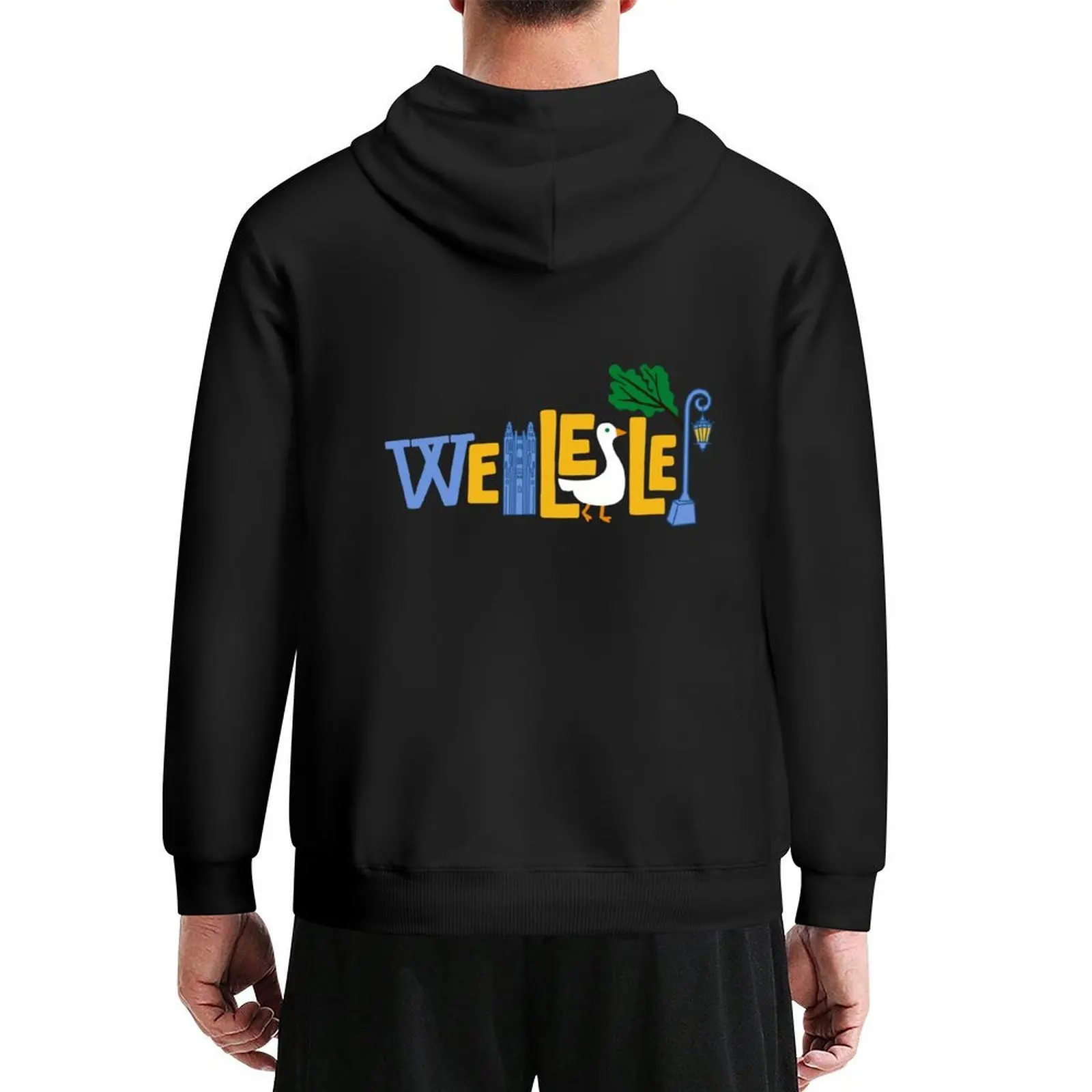 

Wellesley Lamp Post Bell Tower Goose Hoodie men's sweat-shirt set clothes for men mens designer clothes pullover hoodies