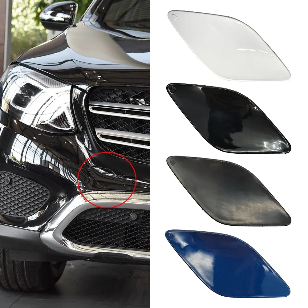 

For Mercedes W253 Black Car Front Bumper Tow Hook Cover Cap Towing Eye Accessories For Benz GLC Class 2015-2019 2538850022