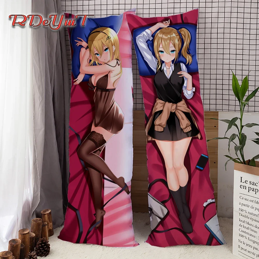 Anime Hayasaka Ai Hugging Body Pillow Cover HD Two-Sides Printed Long Pillowcase Home Decor 6 Sizes