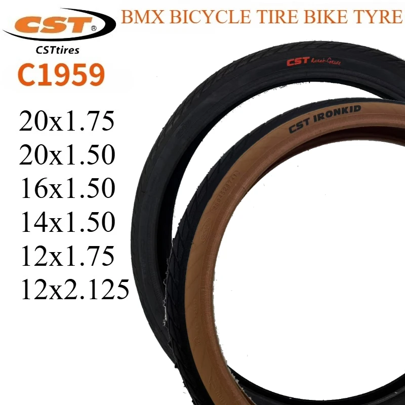 AliExpress CST BMX BICYCLE TIRE BIKE TYRE C1959 20x1.75 20x1.50 16X1.50 14X1.50 12x1.75 12x2.125