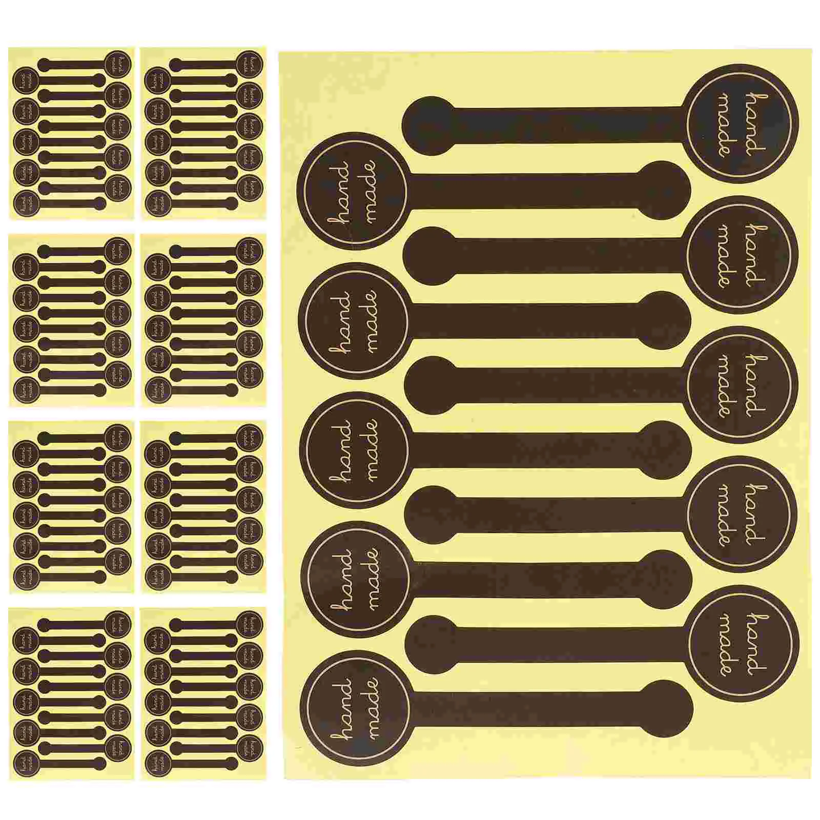 100 stuks sticker bakkerijzegel voor verpakking labelstickers containers envelop plakboek