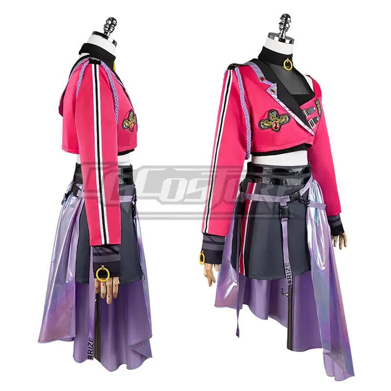 Gakuen iDOLM@STER Saki Hanami Cosplay Costume Anime Dresses Christmas Halloween Free shipping CG1739ZS