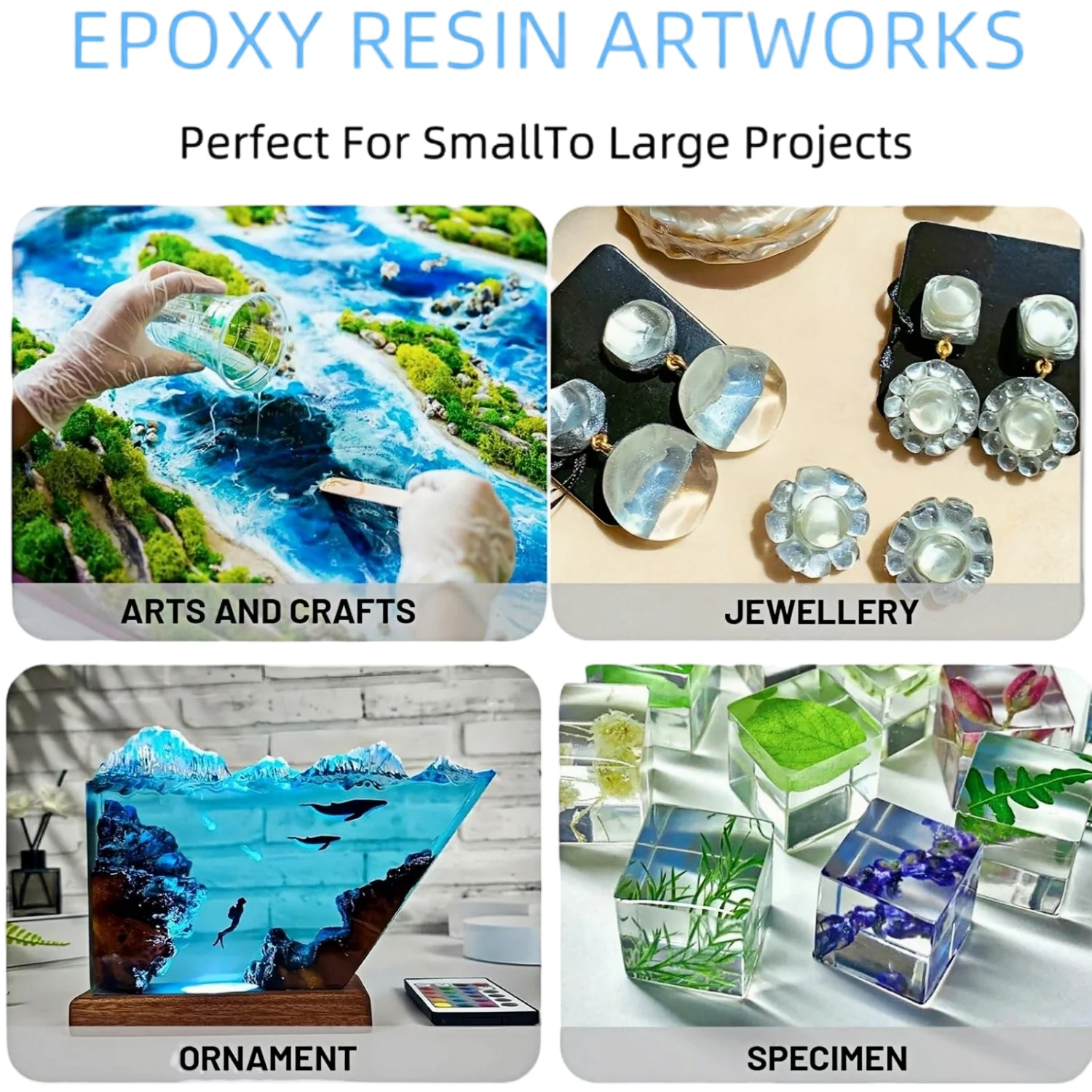 16.9oz Clear Epoxy Resin Kit C - Resin Art Table Top review and price
