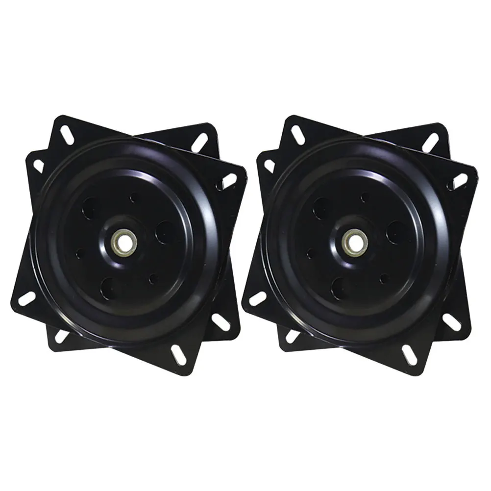 

2Pcs Heavy Duty Swivel Base Chair Bearing Replacement Office Stool Seat Rotating Plate Bar Stool Furniture Mechanism