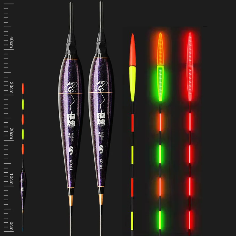 Smart Fishing Electronic Light-emitting LED Float Ice Fishing Short Carp Light In The Night Fishing Tackle Accessories 2023 New