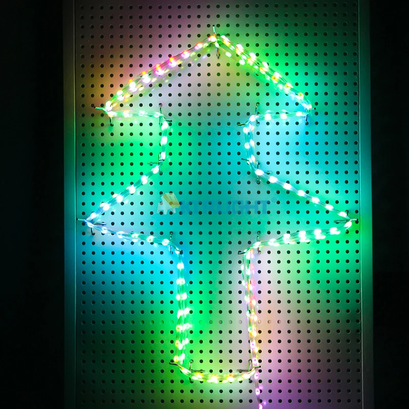 Transparent Wire 5V 3PIN WS2811 LED String Lights Dream Color Accessories RGBIC Addressable seed pixel pebble decorative lights