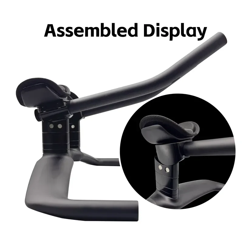 420mm Aluminum Alloy TT Handlebar for Triathlon Time Trial Bike Aero Rest Bar with Adjustable Gasket HB019 HB029 Cycling
