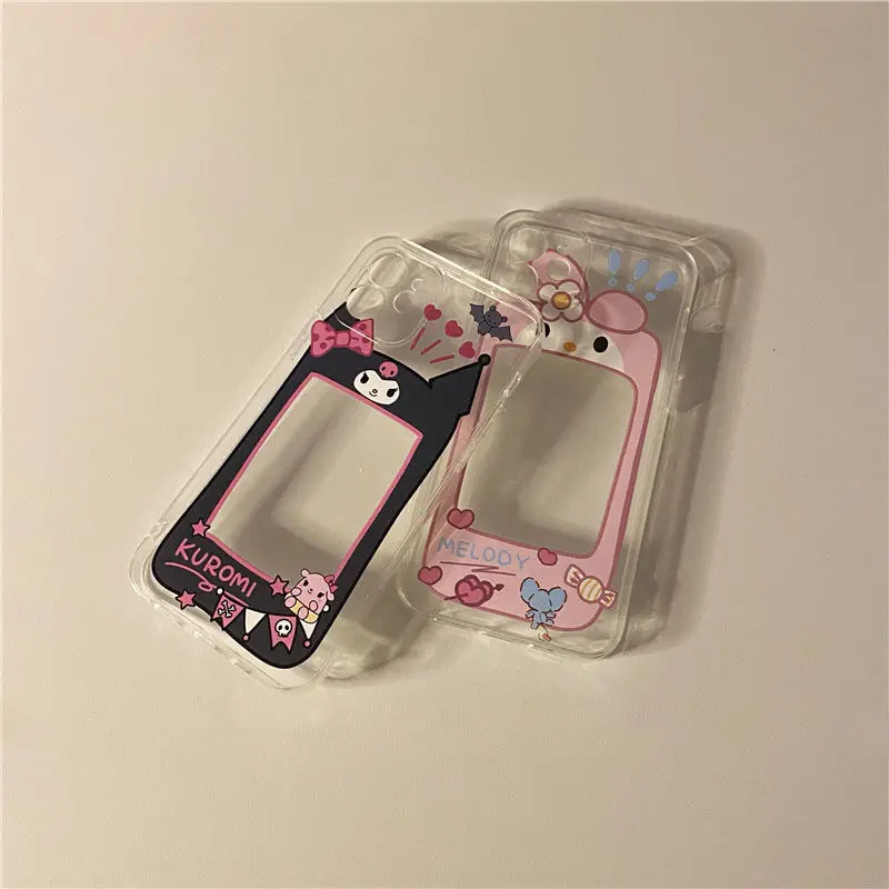 Kawaii My Melody Cinnamoroll Kuromi Cute Soft Phone Cases for Iphone 13 12 11 Pro Max Iphone X Xr 7 8 Plus Sanrio Cover Shells