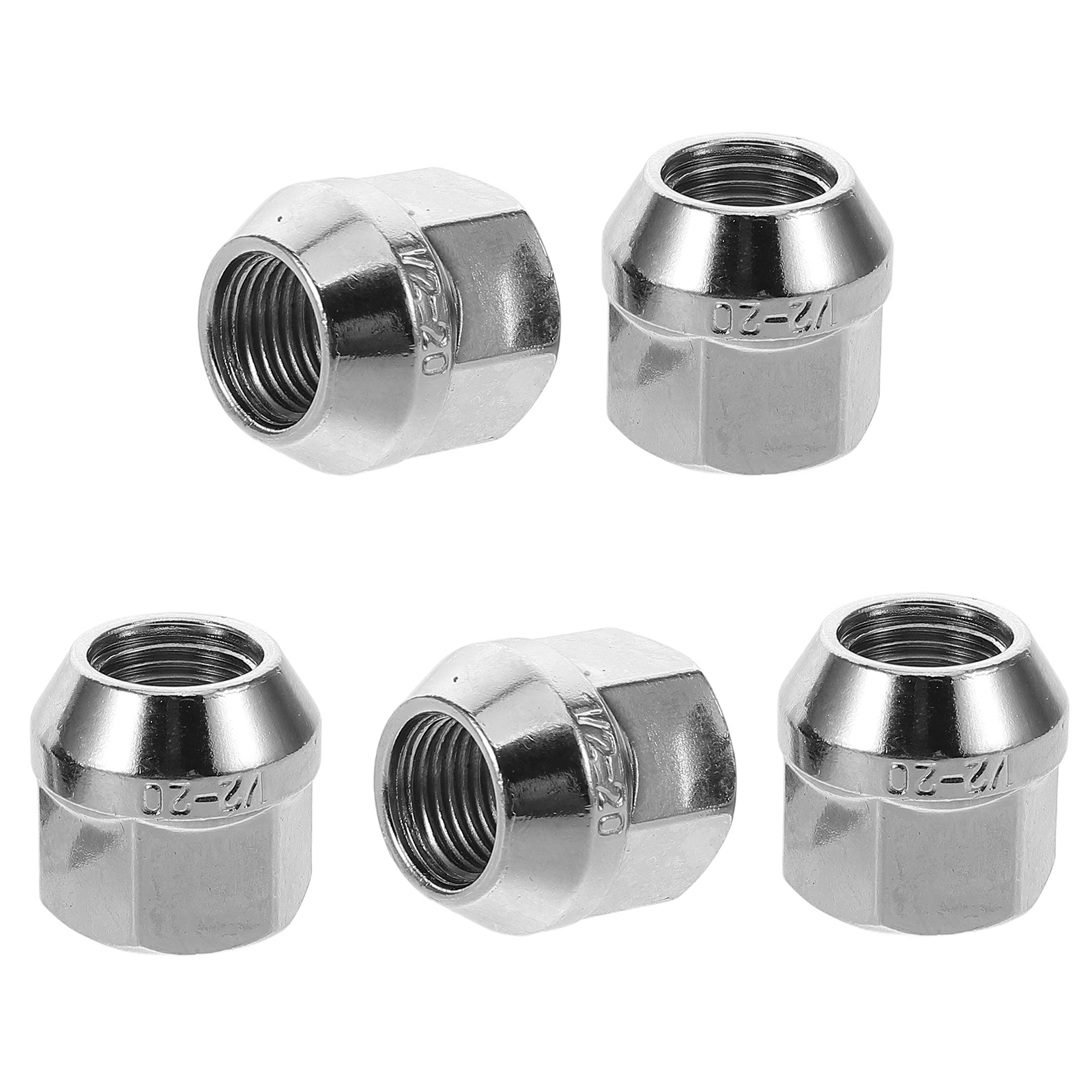 

5pcs Tire Screws Durable Stainless Steel Wheel Studs Lug Nuts Car Flange Modification Easy Installation Security Design