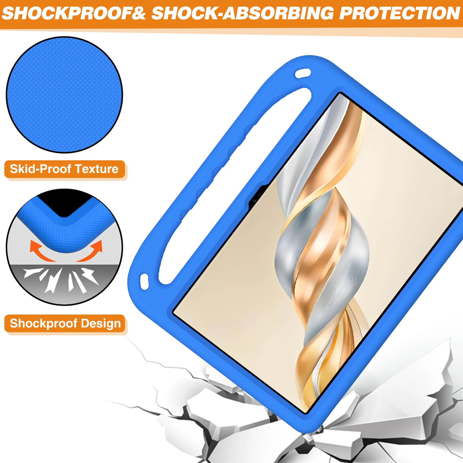 Casing EVA untuk Huawei Honor Pad X9a 11.5 ELN2-W09 Casing X9 Pro 11.5 "X8a 11 X9 X8 Pro 11.5 Inci X8 Lite 10.1 Penutup Pegangan Anak