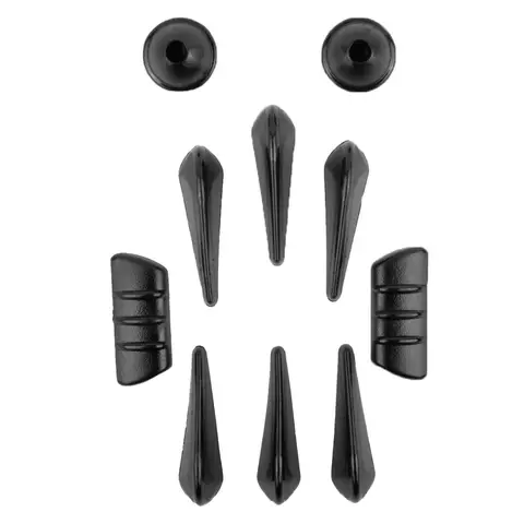 10Pcs Car Spoiler Sticker Set Designed To Reduce Wind Noise And Enhance Aerodynamics For Rearview Mirrors And Body B Column