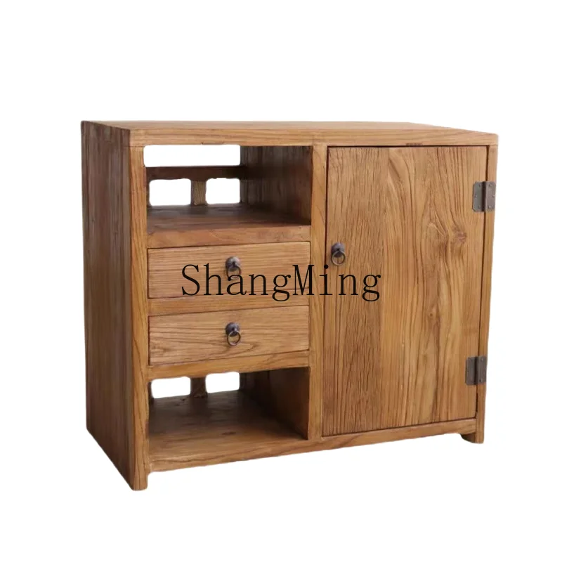 

ZYY Home New Chinese Tea Cabinet Living Room Tea Table Storage Cabinet Locker